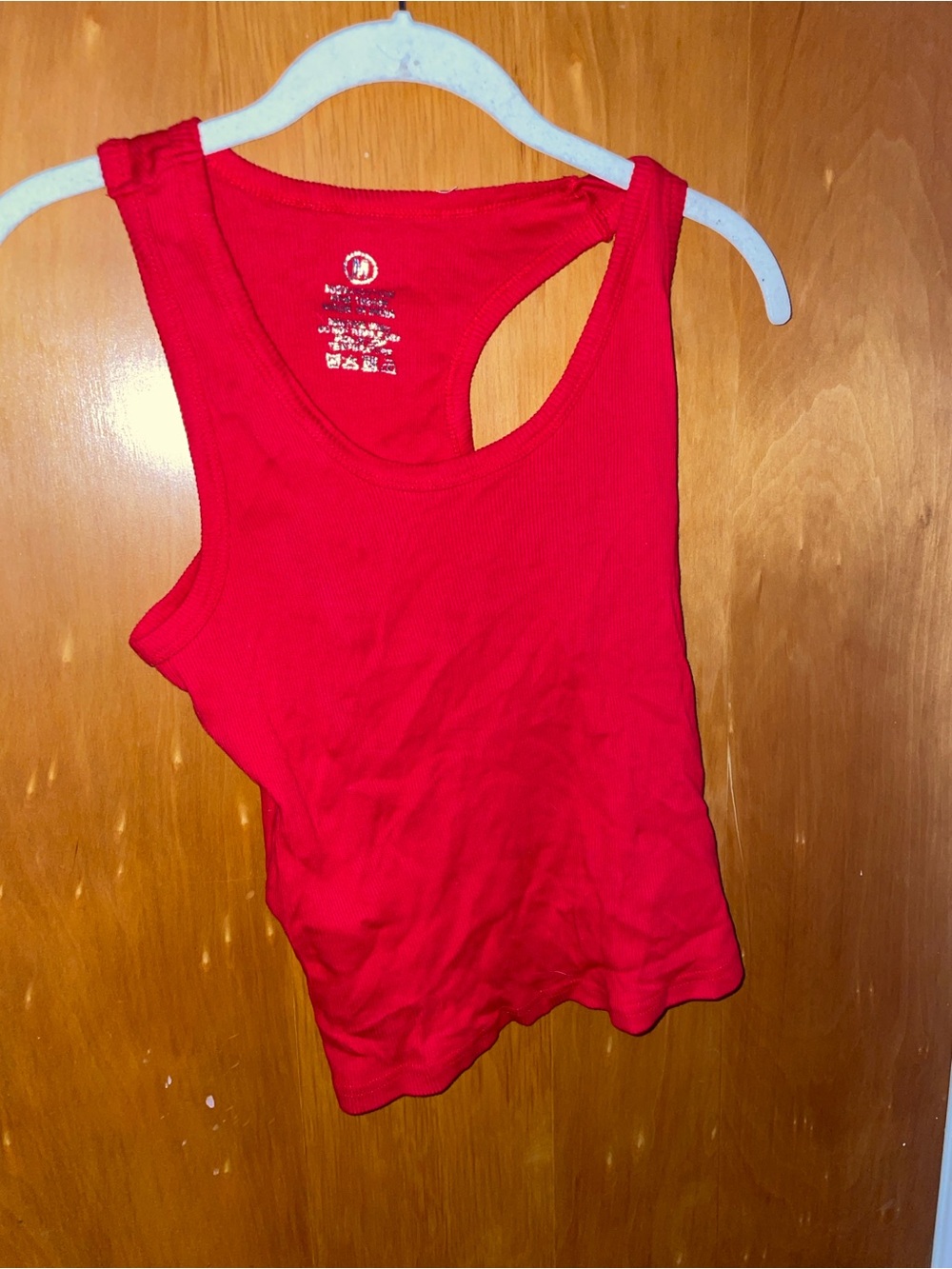 Red Ribbed Tank ❤️ - Picture 5 of 9